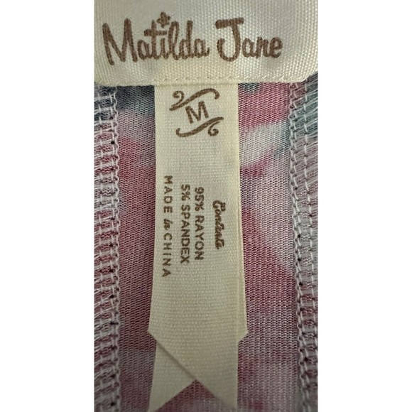 Matilda Jane Dress Black Long Sleeve Sheath A-line Casual Stretch MIDI Size M - Picture 4 of 6